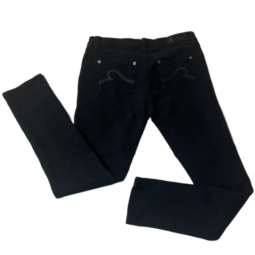 Request Jeans Women's Straight Leg Soft Black Jeans Size 13/32